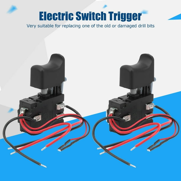 Plastic and Aluminum Material Drill Switch Drill Trigger Switch Reliable 7.2-24V 16A DC Electric Power Tool Switch for Electric Hand Drills Plastic and Aluminum Material Drill Switch Drill Trigger Switch Reliable 7.2-24V 16A DC Electric Power Tool Switch for Electric Hand Drills